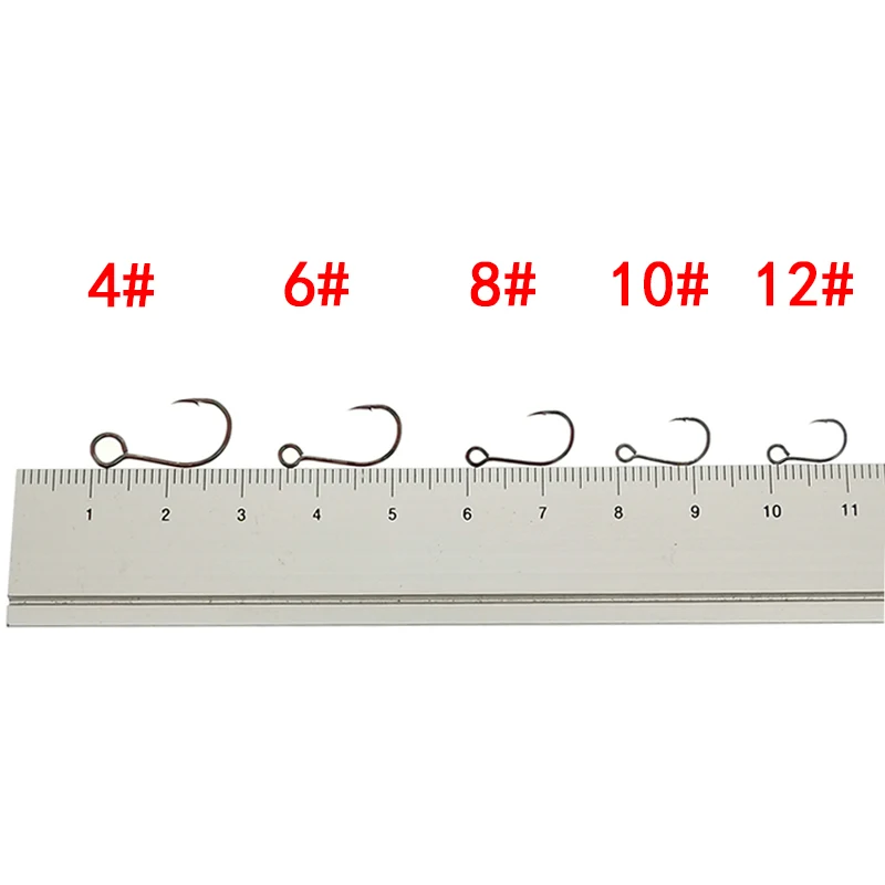 12 ピース/ロット サイズ 4 # -12 #   釣りル - Fishing Hook Assortment のレビューと価格