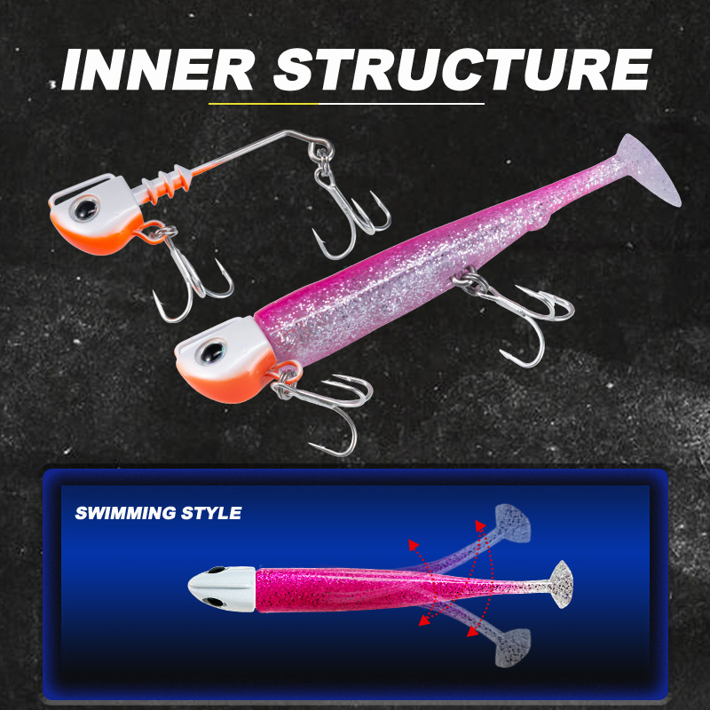 D1 110mm 34g シンキングメタルジグ ソフトフィッ - Fishing Hook Treble のレビューと価格