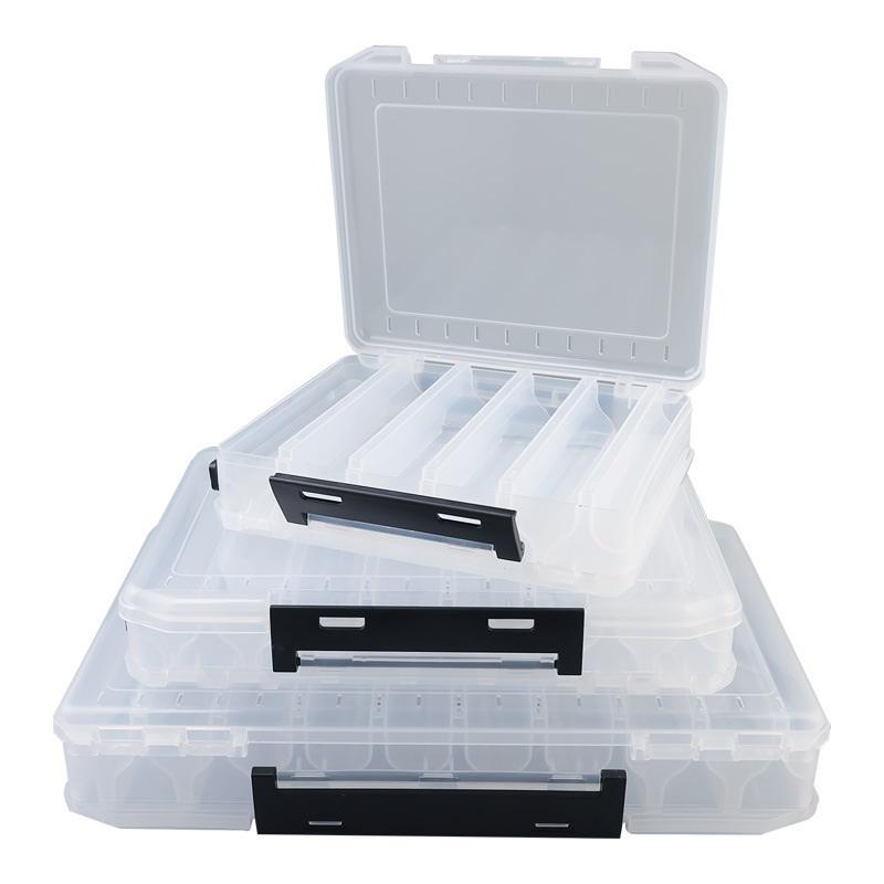 両面式の釣り道具箱。釣り用アクセサリー、工具、魚鉤、ルアー、 - Fishing Hook Box のレビューと価格