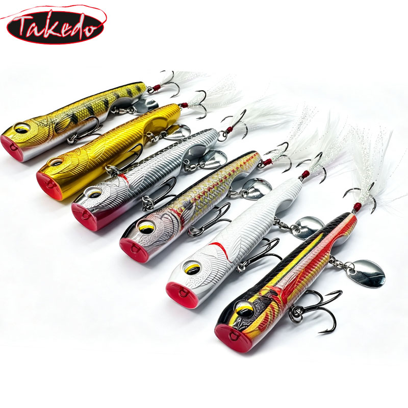 TAKEDO 10G トップウォーターポッパー フィッシング - Fishing Hook Treble のレビューと価格