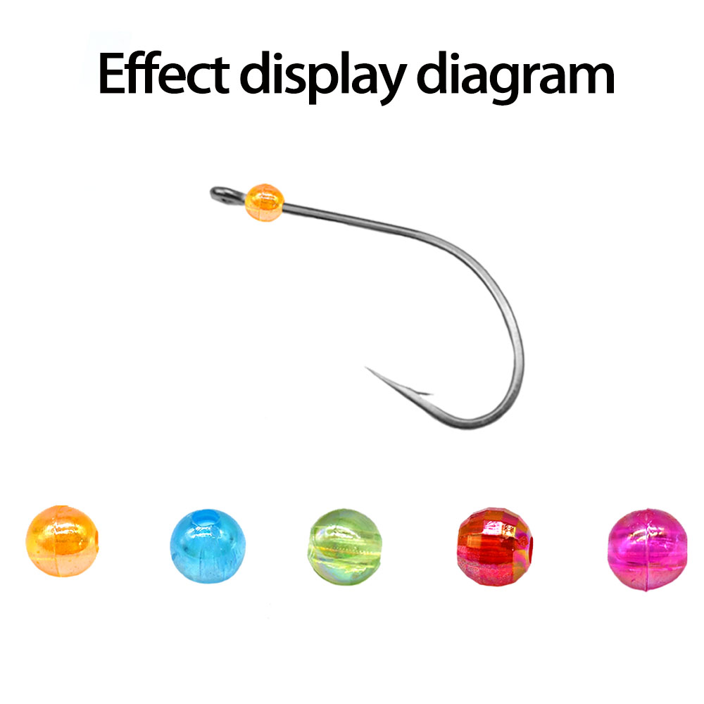 MNFTミックス5色ラウンドビーズリグDIYフライングフィッ - Fishing Hook Assortment のレビューと価格
