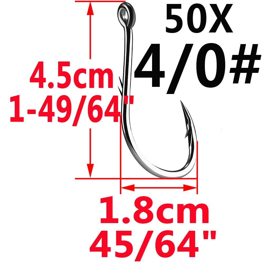 50個iseamaサークル鯉目釣りフックサイズ12 9 6  - Fishing Hook Assortment のレビューと価格