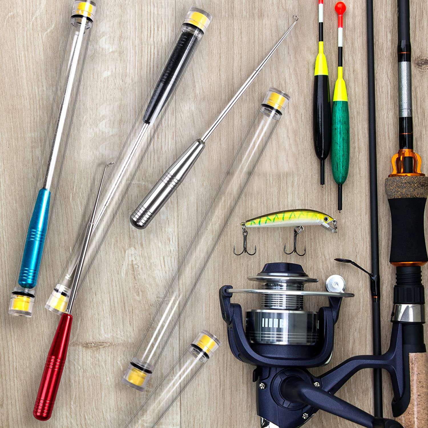 【新製品B63C】釣り針外しツール4個セット、収納チューブ付 - Fishing Hook Remover のレビューと価格